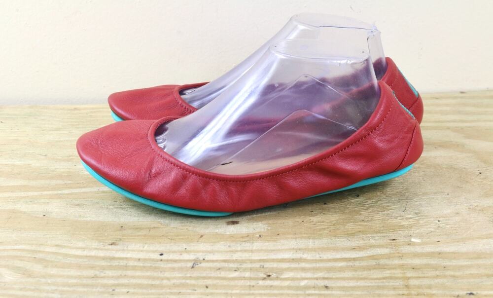 New Tieks Gavriei Ballet Flats 10 Red Leather Gavriei Ballerina Limited Edition